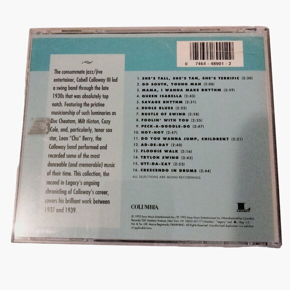 Best Of Big Bands Cab Calloway CD Chu Berry Columbia Jazz - Picture 2 of 5
